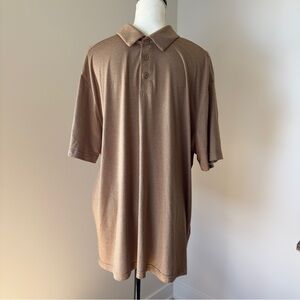 Old Navy Brown Short-Sleeve Polo Shirt
